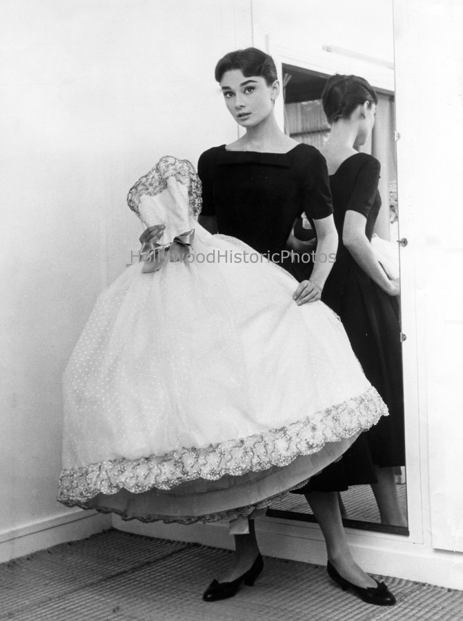 Audrey Hepburn Roman Holiday 1953 Wardrobe Test WM.jpg